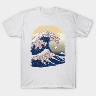 The Great Wave of Pigs T-Shirt